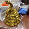 亦伈進(jìn)寶蛇靈蛇聚寶銅蛇擺件黃銅客廳裝飾銅工藝品眼鏡蛇禮品家居 cs20cm進(jìn)寶蛇 曬單實(shí)拍圖