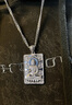 夢(mèng)至尊999八大守護(hù)神本命佛足銀吊墜男女款銀本色白銀項(xiàng)鏈墜大日如來(lái)佛 大日如來(lái)：屬猴/羊，33克配銀鏈60厘米18克 曬單實(shí)拍圖