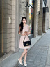 Mandy Zhang法式重工千金感粉色無袖背心連衣裙女春氣質(zhì)名媛感裙子 櫻花粉 S 曬單實拍圖