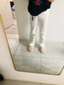 啄木鳥(niǎo)直筒牛仔褲女2026春秋新款彈力高腰寬松百搭休閑顯瘦窄版闊腿褲子 米白色【常規】 L 【建議110-120斤】 曬單實(shí)拍圖