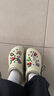 卡駱馳（crocs）洞洞鞋女 經(jīng)典泡芙Clog時(shí)尚舒適透氣運動(dòng)休閑鞋 207521-2Y2 M4W6 曬單實(shí)拍圖