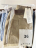 RE'VAN芮范【楊超越同款】秋新品設(shè)計(jì)師卡其色西裝半裙RM71501211 卡其色 S/36 曬單實(shí)拍圖