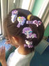 薇施妮（WEISHINI）小女孩可愛(ài)夾子小馬寶莉發(fā)夾女兒童發(fā)卡頭飾女童卡子寶寶超萌發(fā)飾 3#紫色小馬寶莉14件套 A26-302 曬單實(shí)拍圖