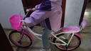 BOMEILUN兒童自行車6-8-10-15歲女孩公主款單車學(xué)生車男孩腳踏車中童車 白粉色（靠背后座+禮包） 20寸（適合身高125-150cm） 曬單實拍圖