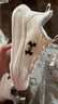 安德瑪（Under Armour）男女大童束帶透氣跑步鞋透氣防滑百搭兒童便捷穿脫運(yùn)動(dòng)鞋2511106 白色 38 曬單實(shí)拍圖