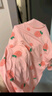浪莎（LangSha）兒童睡衣女童夏季薄款清涼莫代爾青少年七分袖家居服套裝 粉色140 曬單實(shí)拍圖