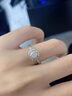 QUEENSUN18K金人工培育鉆石戒指女50分Bella款真鉆一克拉鉑金求婚結(jié)婚鉆戒 18K金 50分 D VS1 Bella款鉆戒 8號圈 曬單實拍圖