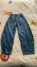 MiniPeace太平鳥童裝男童牛仔長(zhǎng)褲FAHAF1213 牛仔中藍(lán) 140cm 曬單實(shí)拍圖