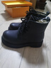 COOKOOS冬季新款真皮羊毛馬丁靴大黃靴皮毛一體東北戶(hù)外保暖防滑雪地靴男 黑色 40 (250mm) 曬單實(shí)拍圖
