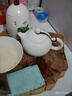 陶福氣冰種羊脂玉瓷茶壺家用高檔大容量泡茶壺陶瓷功夫茶具單白瓷悶泡壺 冰種玉瓷西施壺-特大號 曬單實拍圖