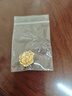 中國珠寶七夕情人節(jié)禮物  母親節(jié)黃金項鏈牡丹花吊墜掛墜足金送女友 曬單實拍圖