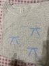 妙奕嘉灰色短袖正肩t恤女新款2025上衣夏季顯瘦遮肚子潮流新款內(nèi)搭寬松 蝴蝶結(jié)印花短袖t恤【淺灰色】 L 【建議105-125斤】 曬單實(shí)拍圖