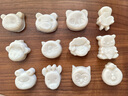 京橘 手工皂皂基材料diy白色soap自制精油皂母乳皂天然植物皂基原料 【12連花朵款】手工皂模具 曬單實(shí)拍圖