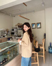 香影休閑黃色小西裝外套女2025春季新款韓版寬松職場顯瘦正肩西服 黃色 S 曬單實拍圖