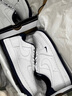 耐克空軍一號女子平底膠底運動(dòng)鞋冬板鞋NIKE AIR FORCE 1 HF1058 133帆白/帆白/黑 38.5 曬單實(shí)拍圖