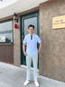 EUROPEAN TOUR歐巡賽高爾夫服裝男裝短袖T恤25夏季輕薄防曬彈力高爾夫POLO衫 白色 XL 曬單實(shí)拍圖
