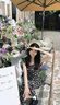 樂雅秀碎花黑色連衣裙子女夏季2025法式氣質(zhì)大小姐赫本新款收腰裙子長(zhǎng)裙 碎花裙 M 建議90-105斤 曬單實(shí)拍圖