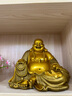 銅德禮飾鎏金銅大肚彌勒佛擺件佛像辦公桌面柜子擺設(shè)物件2025款客廳財神爺 彌勒佛【鎏金銅色】 【大號】彌勒佛尺寸32c*23*26cm 曬單實拍圖