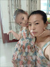 麥潮尚2025母女親子裝夏季玫瑰花吊帶裙短褲套裝 親子夏款吊帶款 110 建議身高100-105 曬單實拍圖