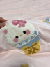 蘇萱ins風(fēng)水洗棉床上四件套少女心毛巾繡床品學(xué)生宿舍床單被套三件套4 蛋糕kt 1.8m 床單款 四件套-被套200x230cm 曬單實(shí)拍圖