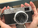 富士（FUJIFILM）富士X100VI X-100VI復(fù)古微單數(shù)碼相機Vlog4K旅游隨身掃街照相機 銀+磁吸遮光罩+UV鏡+2塊備用電池 官方標配+512G內(nèi)存卡+保護皮套 曬單實拍圖