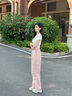 真維斯工裝闊腿褲女士新款美式傘兵褲夏季潮流街頭城市輕戶外寬松褲子JR 粉835A M 曬單實拍圖
