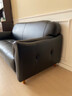 如佐北歐真皮沙發(fā)小戶(hù)型沙發(fā)組合頭層牛皮現代雙人四人客廳沙發(fā) 【精選牛皮】 兩人位 1.5m 曬單實(shí)拍圖
