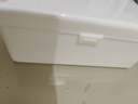 京東物流 平價(jià)奶白盒收納盒翻蓋收納盒學(xué)生發(fā)飾首飾盒收納儲(chǔ)物箱 白色翻蓋盒子 18*11*7 曬單實(shí)拍圖