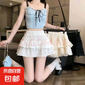 又酷又颯的女童裙子套裝2025新款女大童炸街夏裝背心兒童夏季短裙 套裝-【背心+短裙】 160 曬單實拍圖