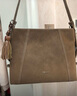 女包2025新款流光風(fēng)牛皮單肩斜挎包hobo百搭簡(jiǎn)約通勤托特包 咖啡色 15天內發(fā)貨 曬單實(shí)拍圖