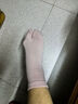 浪莎（LangSha）分趾襪子二趾襪女中筒拇指襪夏季薄款兩指兩趾純棉日式木屐襪夏 [淺藍+淺粉] 2雙 均碼 曬單實(shí)拍圖
