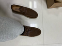 名郎（MELLEN）復(fù)古時(shí)尚簡(jiǎn)約輕便舒適百搭系帶休閑皮鞋男厚底 MYA67111 棕色 40  曬單實(shí)拍圖