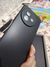 能適適用 vivo Y300i手機殼 vivo Y300i保護(hù)套 超薄微磨砂防摔防指紋鏡頭全包男女款硅膠軟殼-黑色 曬單實拍圖