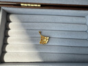 佐卡伊 黃18K金吊墜小裙子項(xiàng)鏈簡(jiǎn)約百搭生日禮物 D11399 曬單實(shí)拍圖