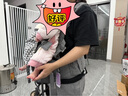 三美嬰簡單穿腰凳一凳三用美國三美嬰輕便抱娃神器嬰兒背帶寶寶夏季四季 X型肩帶四季腰凳（灰色） 曬單實拍圖