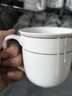 Edo茶杯辦公杯會議杯陶瓷蓋杯開會杯子商務(wù)會議水杯帶蓋10只套裝禮品 曬單實(shí)拍圖