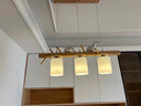 燈杏原木日式奶油風(fēng)客廳吊燈臥室吸頂燈全屋燈具套餐組合廣東中山大全 全光譜-套餐30【四室兩廳】 曬單實拍圖