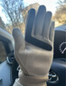 海瀾之家（HLA）海瀾之家手套冬天布藝手套女騎行可觸屏手套戶(hù)外開(kāi)車(chē)騎車(chē)加絨保暖 曬單實(shí)拍圖