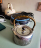 容山堂鈦戶外燒水壺大號提梁煮茶器圍爐煮茶電陶爐家用茶具銅壺把茶具 鈦冰晶提梁壺 曬單實(shí)拍圖