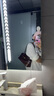 CHARLES&KEITH25秋新品腰帶式設(shè)計(jì)長柄腋下包斜挎包七夕禮物CK2-20271613 Distressed Coffee咖啡色 M 曬單實(shí)拍圖