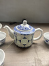景德鎮(zhèn)陶瓷高端茶壺茶具套裝手繪青花玲瓏瓷家用辦公室泡茶喝茶杯禮盒裝 （蝶戀花）茶壺茶具套裝禮盒裝 曬單實(shí)拍圖