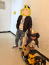 Lee舒適版男女情侶美拉德棒球羽絨服夾克外套休閑潮流LUT00900 黑色（尺碼偏大，拍小一碼） S 曬單實(shí)拍圖