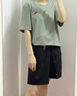 安踏運(yùn)動(dòng)套裝女速干T恤短褲女士衣服休閑夏夏季薄款足球服籃球服 【運(yùn)動(dòng)百搭風(fēng)】純凈白/基礎(chǔ)黑 M /男女同款 曬單實(shí)拍圖