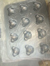 卡通小熊瑪?shù)铝湛颈P4/6/9/12連日式網(wǎng)紅立體小熊家用烘焙蛋糕模具 12連銀色立體小熊烤盤 曬單實拍圖