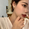 古耐S925銀針耳環(huán)女2025年新款一周耳釘七夕情人節生日禮物送女朋友 幻夢(mèng)心月耳飾七件套+項鏈套裝 曬單實(shí)拍圖