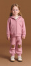 Gap女幼童logo抓絨3D耳朵連帽衛(wèi)衣兒童裝外套606611 粉色 100 cm(2-3歲)亞洲尺碼 曬單實(shí)拍圖