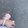 雨傘手動(dòng)彎鉤折疊傘女防曬防紫外線高級(jí)感遮陽(yáng)傘超輕晴雨傘便攜 淺粉【五折傘彎鉤柄】 曬單實(shí)拍圖