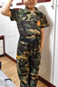 G.DUCKKIDS小黃鴨童裝兒童迷彩服套裝夏季中小學(xué)生短袖夏令營(yíng)服男女童軍訓服 迷彩服 100 (建議90cm 3-4歲左右)cm 曬單實(shí)拍圖