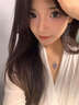 HKHL 925銀天然坦桑石項鏈女輕奢藍寶石吊墜鎖骨鏈生日禮物送女友老婆 坦桑藍寶石項鏈【證書+輕奢禮盒】 曬單實拍圖