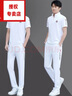 皮爾卡丹（pierre cardin）男士套裝夏季薄款健身運動(dòng)服男士跑步短袖T恤長(cháng)褲兩件套 白色 3XL 【建議158-178斤】 曬單實(shí)拍圖